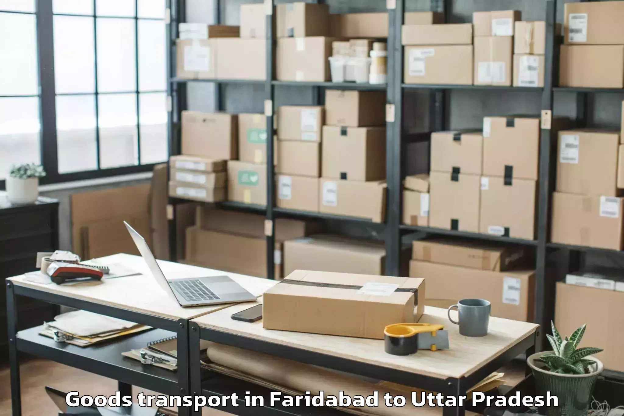 Faridabad to Dhaurahara Goods Transport